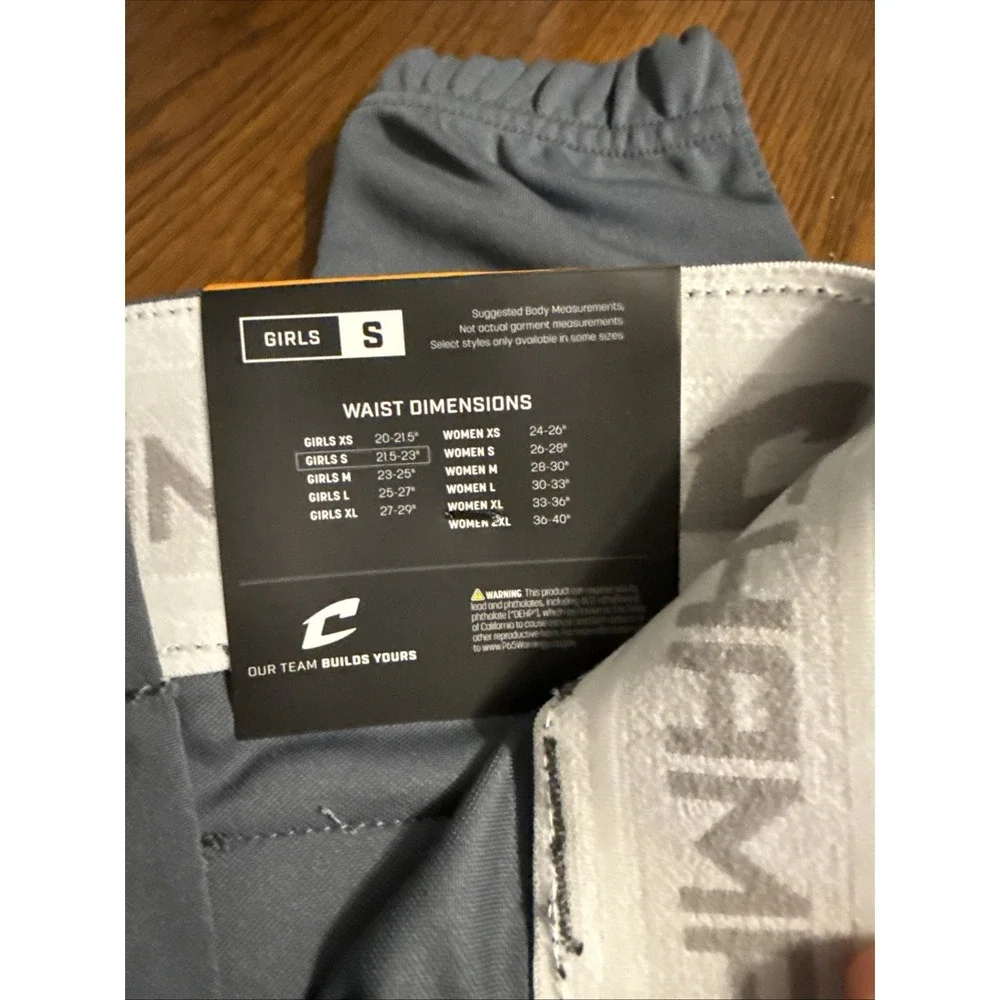 Champro Girl's‎ Softball Pants size Small Graphite Fastpitch